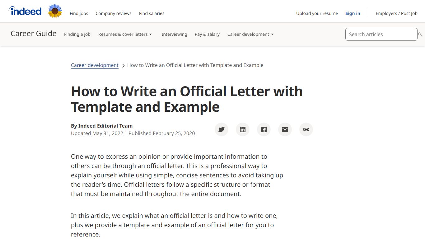 How to Write an Official Letter with Template and Example